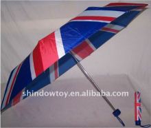 3 Folding Union Jack Umbrella,Union Jack design umbrella