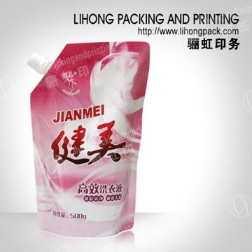 500ml Washing Liquid Pouch-Stand Up with Nuzzle
