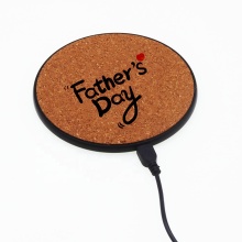 Cork Eco-Friendly Resin Table Desktop Wireless Charging Pad