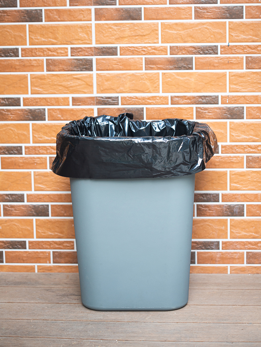 Big Size Black Plastic Wastebasket Bags