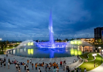 Water Screen Movie Fountain