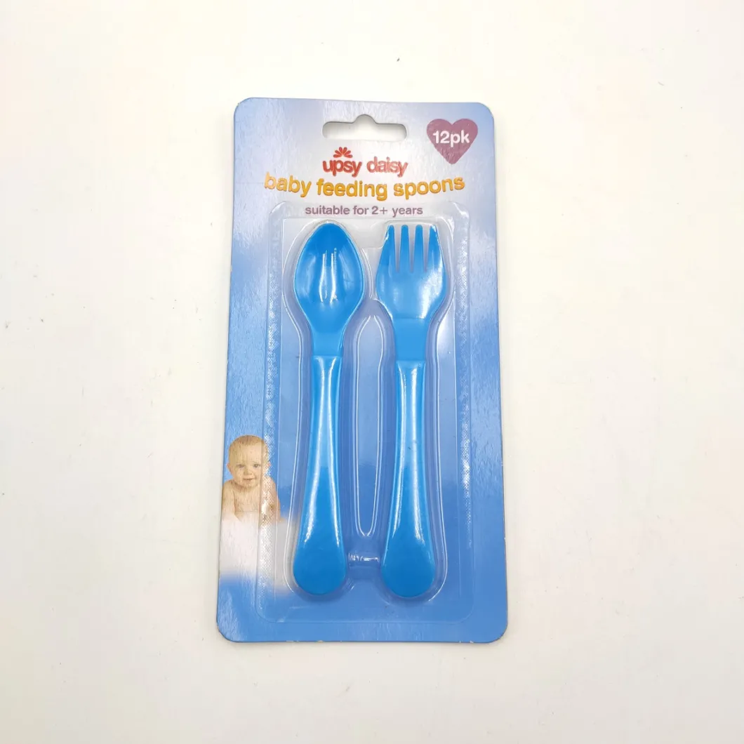 2PC Baby Feeding Tool Fork Spoon Baby Products