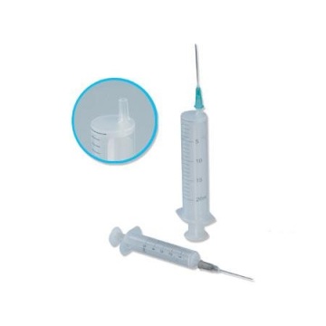 Hypodermic 2 Parts Luer Slip Syringe With Needle