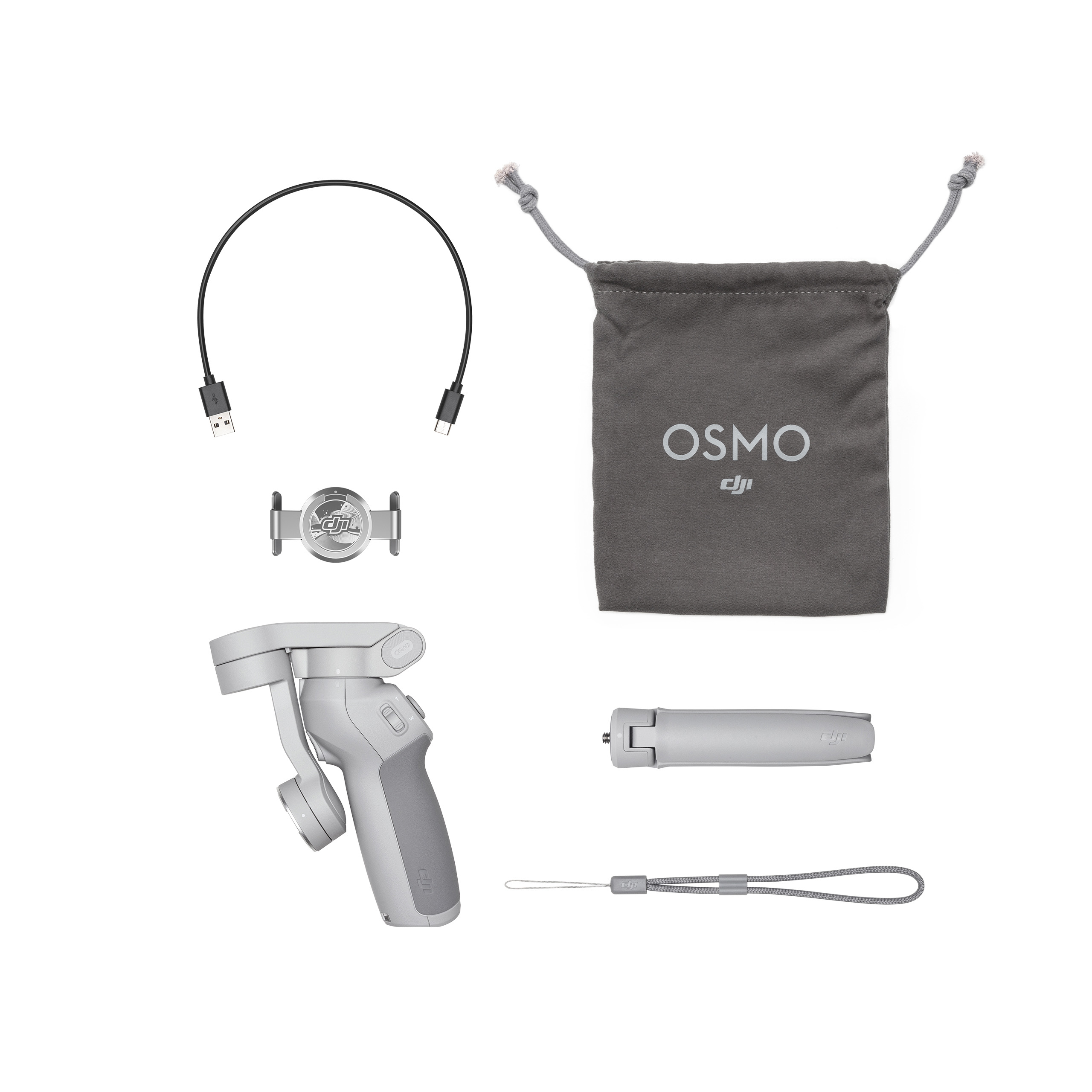 Original DJI OM4 SE 3-Axis Foldable Handheld Gimbal for SmartPhone Magnetic Design Osmo Mobile 4SE