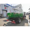 Round tank kitchen Barreled garbage collection truck