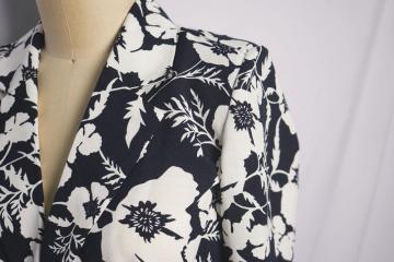 Color Print of Linen Casual Coat