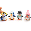 Haute qualité en forme de pingouin en résine Cabochon 3D perles charmes pour bricolage jouet décor perles enfants artisanat fait à la main