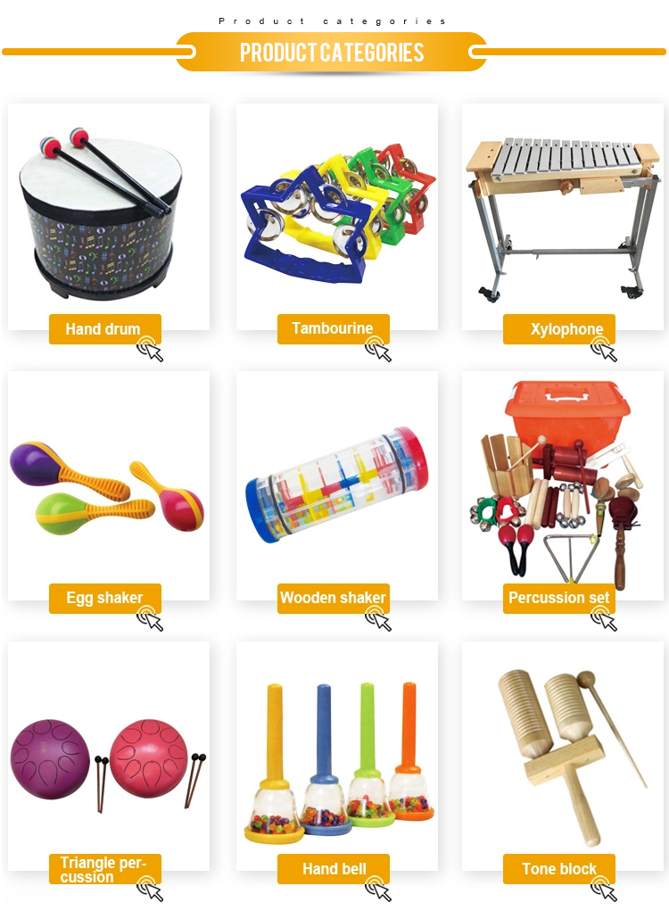 New hot products on the market Musical Percussion Instruments Baby Toys wholesale tambourine