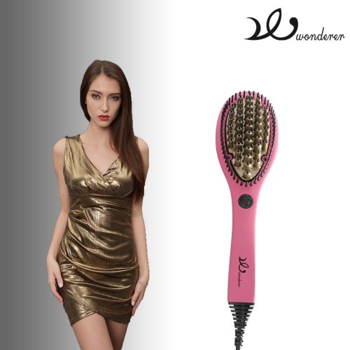 High Quality Hair Brush Straightener