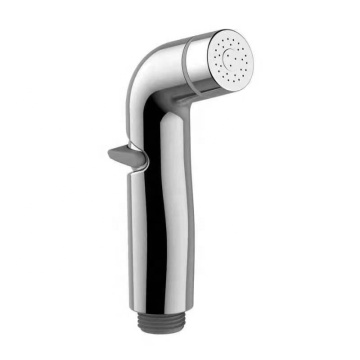 Brushed nickel Shattaf bidet spray with sliding button