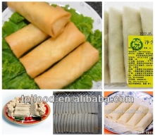 newly processed spring rolls
