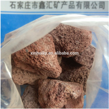 hot cooking lava stones for steak