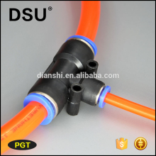 PEG Union Tee Reducer Pneumatic Fittings, Push in Fittings