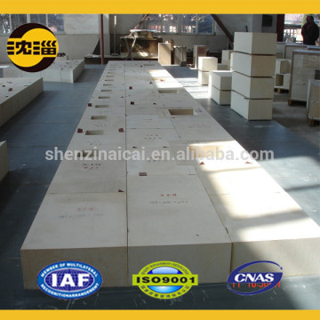 carborundum brick fused cast AZS brick sintered AZS fire Brick