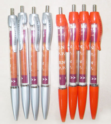 Silicon Rubber Grip Banner Pens