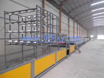FRP lighting tile making machine
