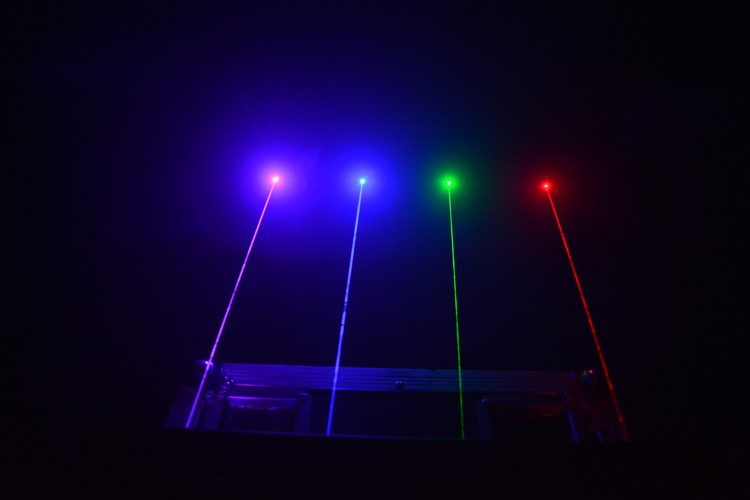 Big dipper DMX 4 Lens RGB Beam Pattern Network Laser Light Home PRO DJ Show KTV Scanner Club Stage Lighting
