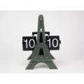 Magnífico reloj 3D eiffel-Tower en forma de