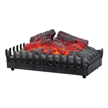Professional Supplier of Log Decoration Resin Electric Fireplace Inserts
