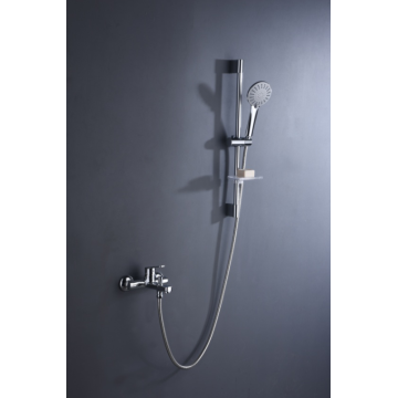 Single Lever Wall-Mounted Washbasin Mixer Two Functions