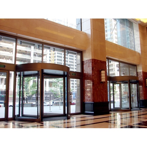 Three-wing Revolving Doors with Laminated Door Wings