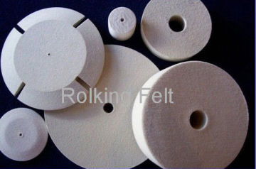 100% Wool Felt Wheels, Polishing Felt Wheels For Polishing Glass, Marble