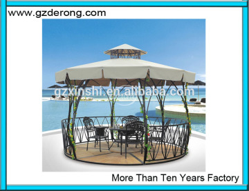 Durable iron gazebo,garden patio tent,outdoor furniture