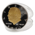 Moneda Joe Biden de colección chapada en oro de metal personalizado