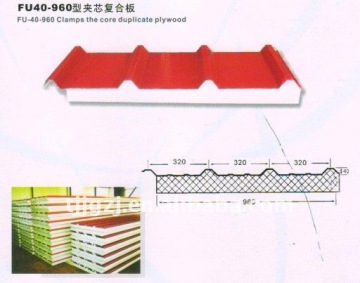 Polyrethane foam sandwich panel