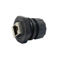 Conector feminino para fêmea.6 RJ45 com tampa