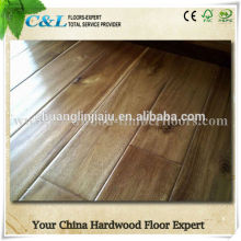 Factory manufacture handscraped solid acacia hardwood floor