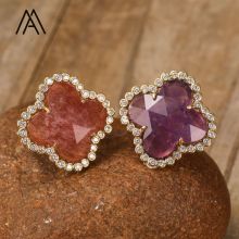 Factory Direct Wholesale: Sparkling Gemstone Rings - Natural Shapes, Faceted Cuts, and Fashionable Crystal Jewelry