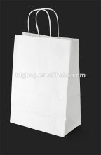 white kraft paper bag