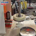Máquina de curling de corte de borde de acero giratorio