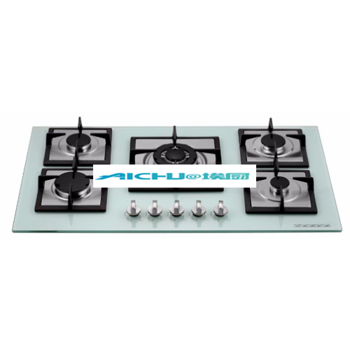 Built In Tempered Glass Gas Hob