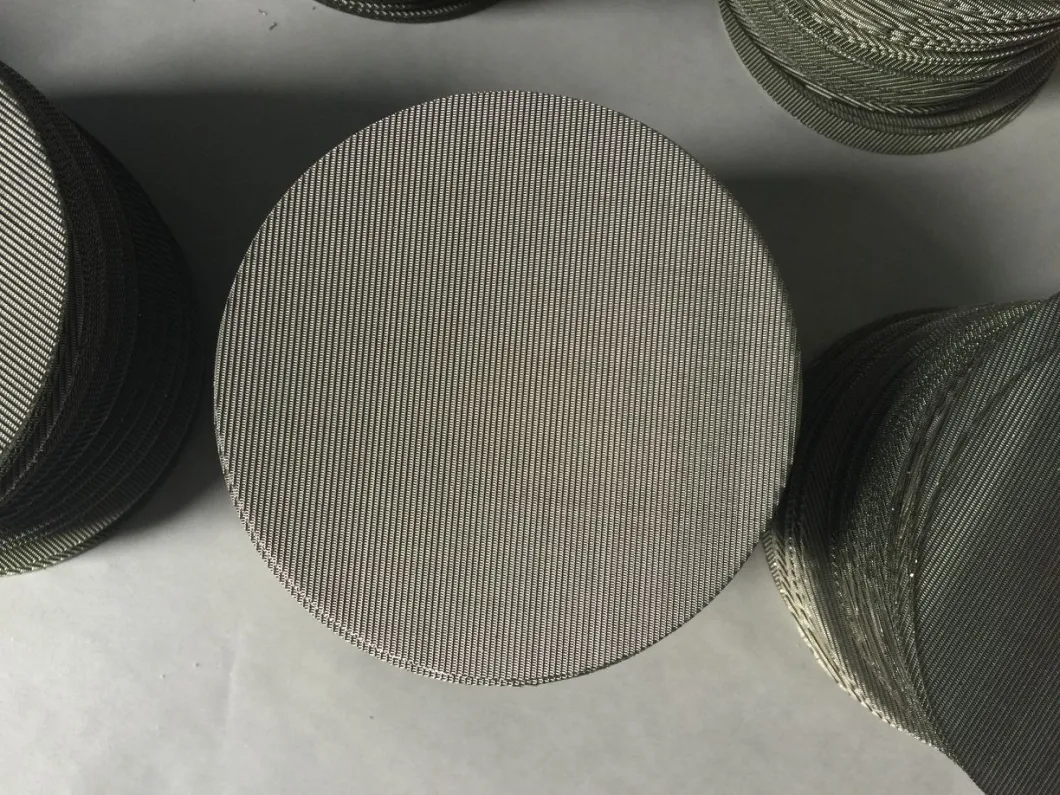 Stainless Steel Extruder Filter Screen /Filter Pack / Filter Disc for Plastic Melt Filtration