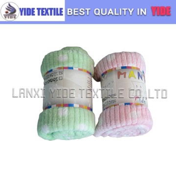 Zhejiang fashion top quality luxury printing soft blankets personalized baby blankets
