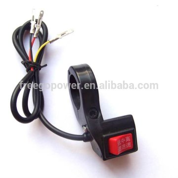 Thumb Twist with switch for electric bicycle component