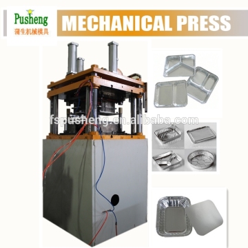 PUSHENG Durable Aluminum Foil Grill Pan Making Machine / Aluminum Foil Container Making Machine