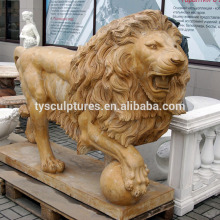 Cheap and best custom warking stone lion sculpture