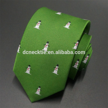 green logo tie