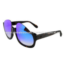 Party Joke Club Sunglasses with Mirrored Blue Sunlens
