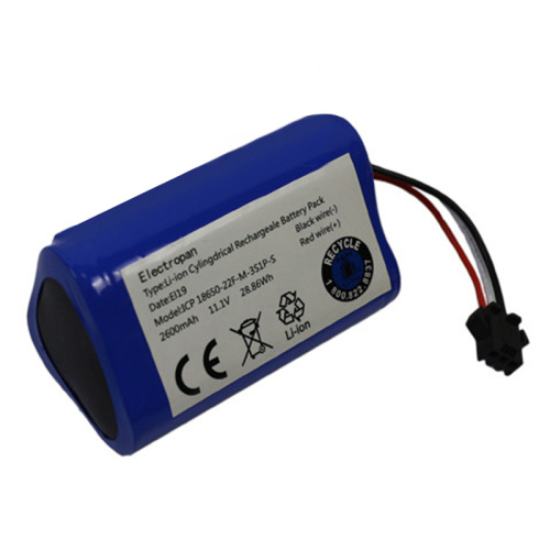 18650 3S1P 11,1 V 2600 mAh Lithium-Ionen-Akku