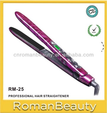 CE/ROHS Ceramic Tourmaline LCD hair straighteners