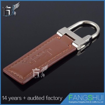 Factory price oem keyring leather pu/genuine