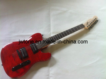 7string String Through Body Tele Electric Guitar