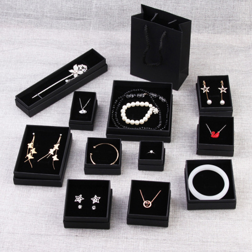 Matte Black Earring Jewelry Packaging Box Wholesales