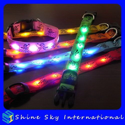 High Quality Best-Selling Flashing Dog Collars Waterproof