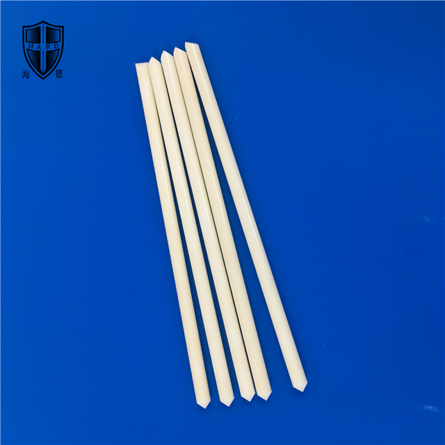 99% 99.5% alumina ceramic sharp conical fillet rod