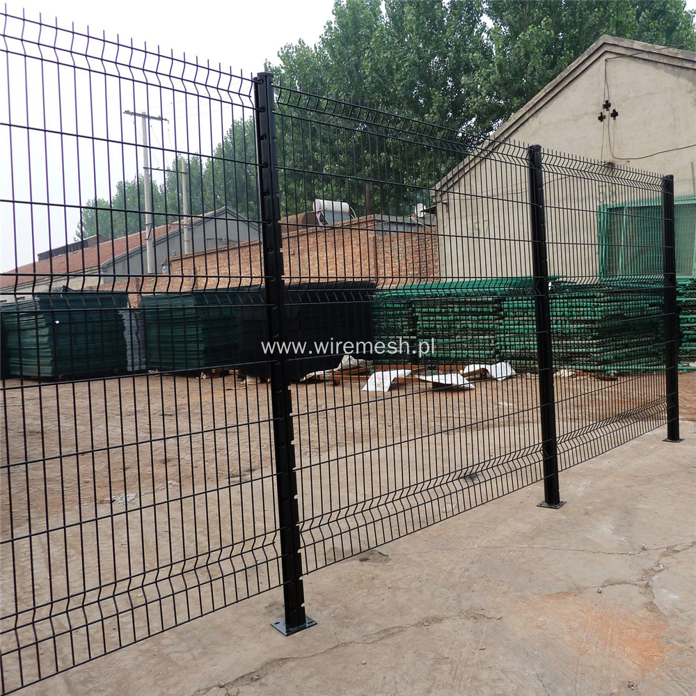 Green PVC Coated Welded Wire Mesh Fence